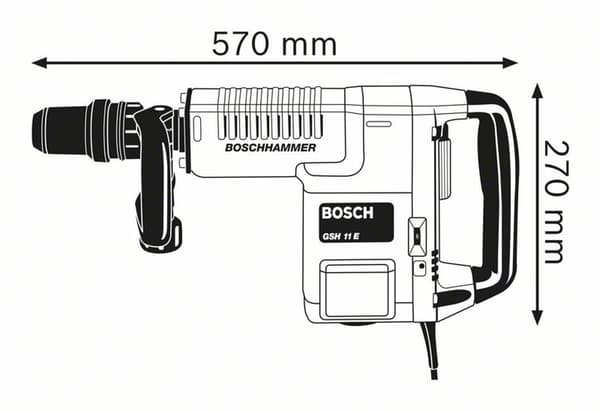 Bosch GSH 11 E poravasaran kotelo