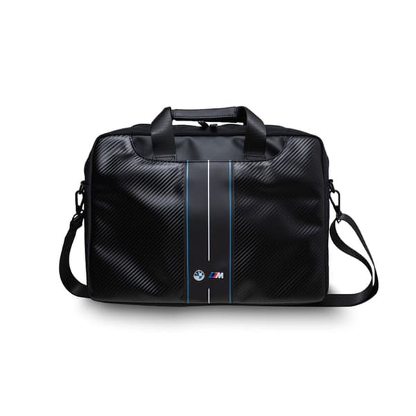 Taske BMW BMCB15COMSCAKL 16\" sort/sort Carbon Blå Striber