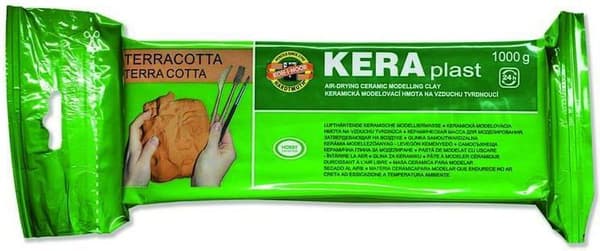 Selvhærdende ler terracotta 1000g
