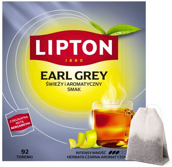 Lipton LIPTON EARL GREY Svart Te 92 påsar