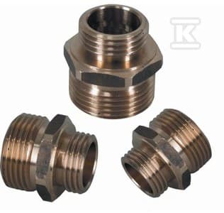 NIPPEL REDUKTION GZXGZ 1X3/4\" MESSING