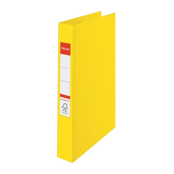 Pärm Esselte Vivida 4-ring A4 42mm gul (10K012M)