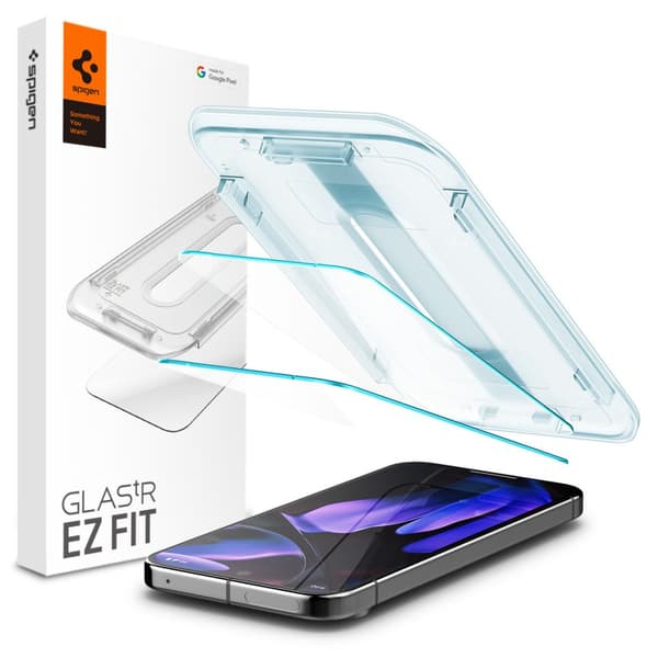 HÄRDAT GLAS SPIGEN GLAS.TR” EZ FIT” 2-PACK GOOGLE PIXEL 9 PRO XL KLAR