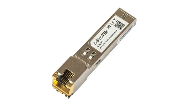 MikroTik RJ45 SFP 10/100/1000M kobbermodul