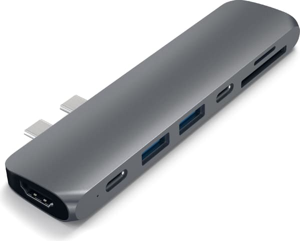 Satechi USB-C PRO Hub 4K HDMI 85W rymdgrå