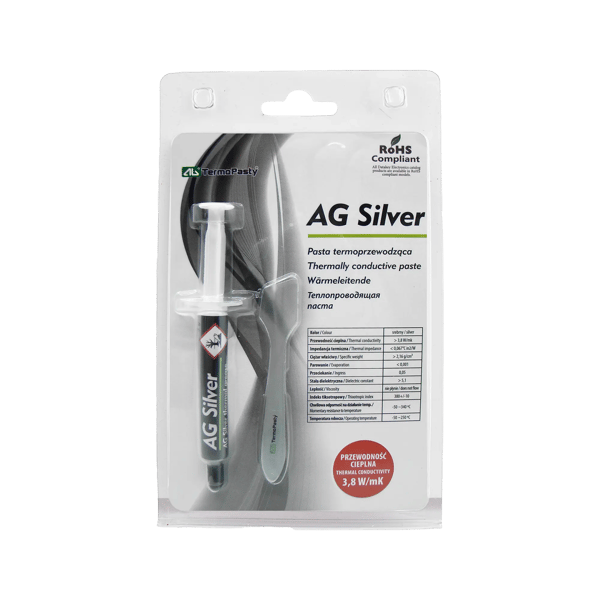 Värmeledande pasta silver 3g AG AGT-107