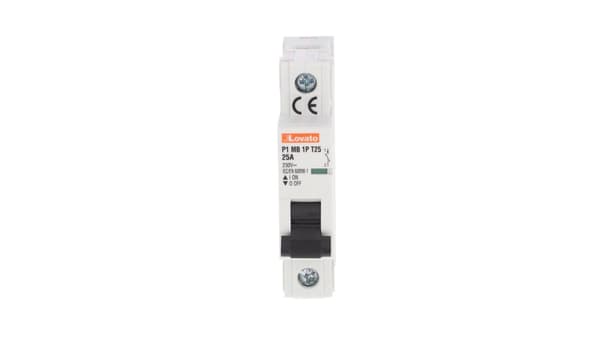 Effektbegrænser 1P 25A 10kA P1MB1PT25