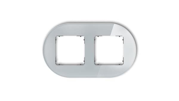 ICON Universal ram dubbel straddle - glaseffekt (ram: grå botten: grafit matt) 15-28-IRSO-2