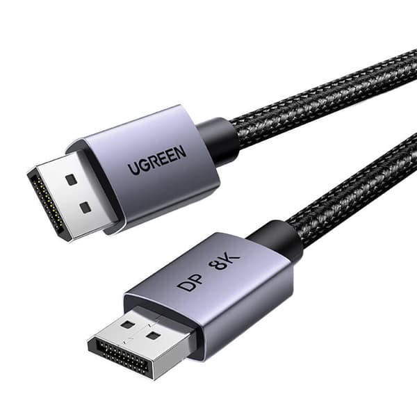 UGREEN DP120 -kaapeli DisplayPort 1.4 8K60Hz 32.4Gbps 1m musta