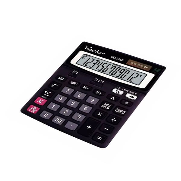 Lommeregner Casio CALCULATORS VECTOR KAV CD-2460