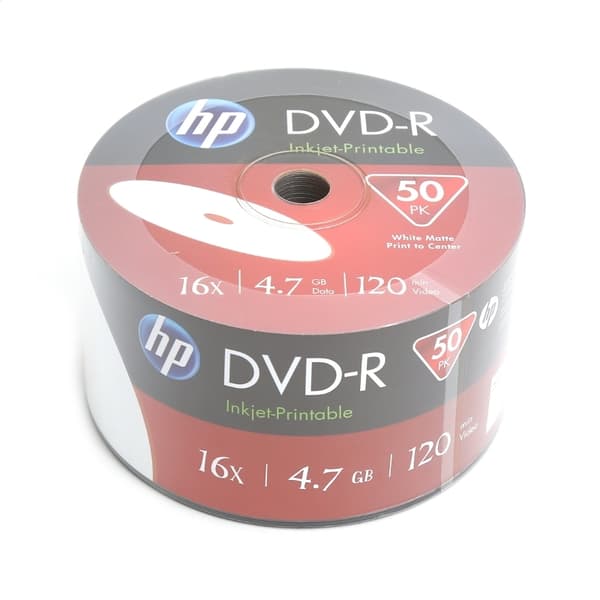 HP DVD-R 4.7GB 16x 50kpl (HPP1650-)