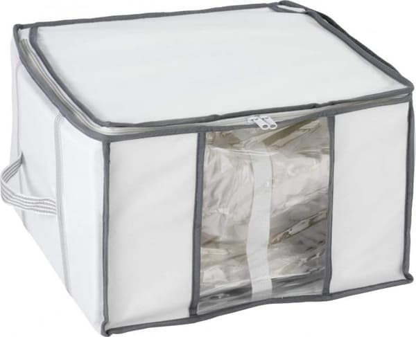 Wenko Pass Förvaringsbehållare 40 cm 42 Liter Vit/Grå Polypropen