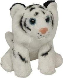 Hvid siddende tiger 14cm
