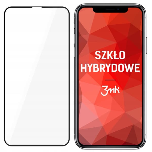 3mk Flexible Glass Max för iPhone 7 Plus/8 Plus svart