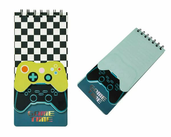 Notesbog på spiral GAMER 100x210mm 90k MP