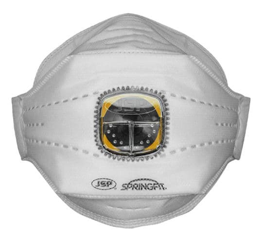 JSP ANTI-P SPRINGFIT MASK, TYPHOONE VENTIL 425ML FFP2