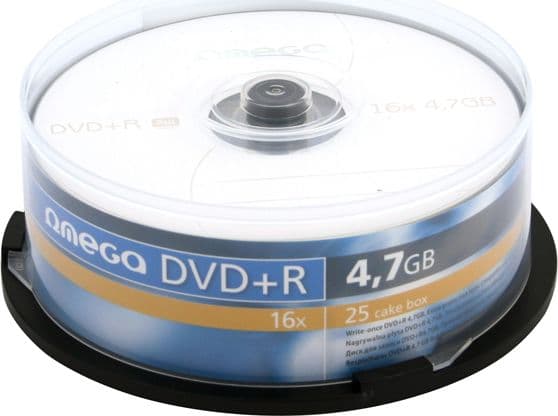 Omega DVD+R 4.7GB 16x 25 stk (56820)