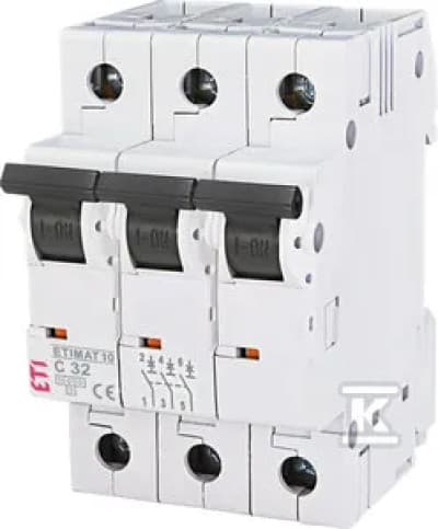 ETIMAT10 3P 10KA C 32A-NMP KONTAKT.