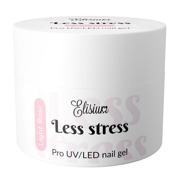ELISIUM Less Stress Builder Negleopbygningsgel - Lys Rosa 40ml