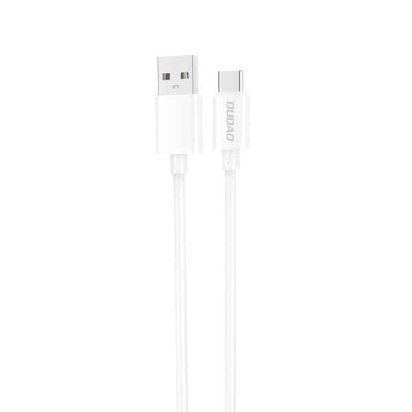 Dudao L4ST USB-A / USB-C-kaapeli 2A 1m - valkoinen