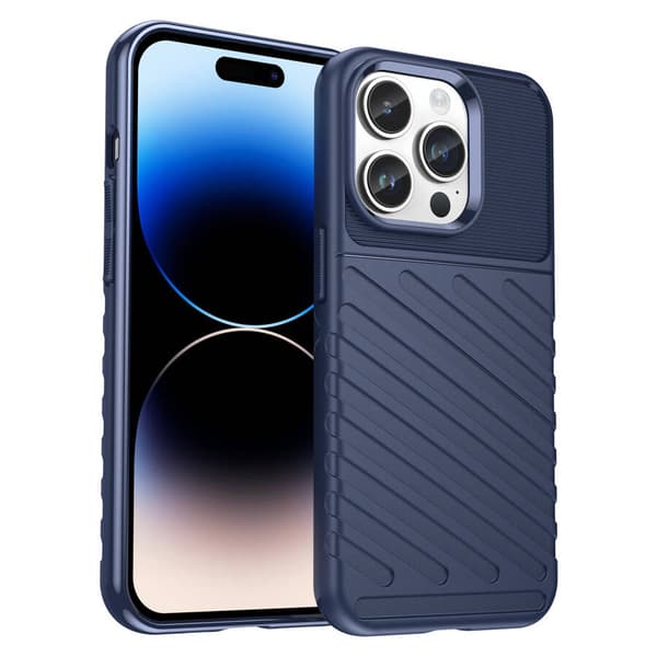 Thunder Case iPhone 14 Pro sininen panssaroitu kotelo