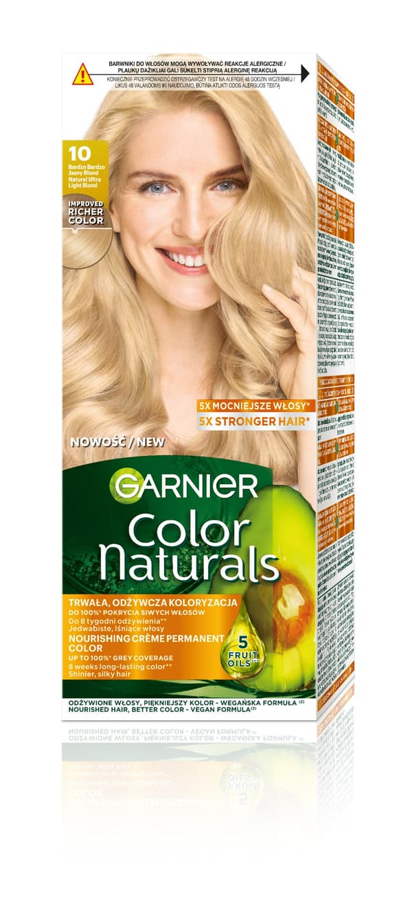 Garnier Color Naturals Farvecreme Nr. 10 Meget Meget Lys Blond