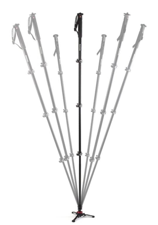 Manfrotto monopod video 4 sektioner