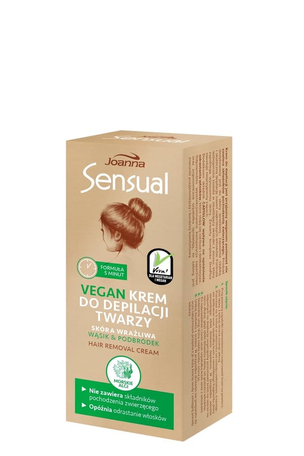 Joanna Ansiktsdepilationskräm Sensual Vegan 20g