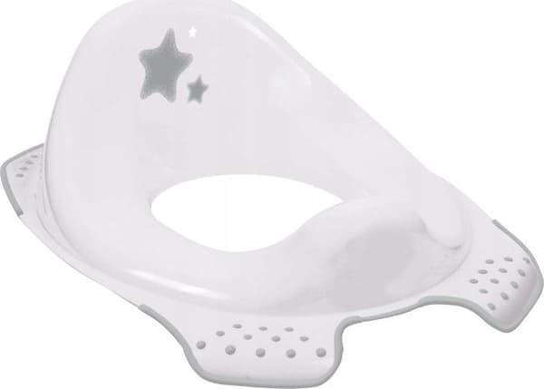 KEEEPER 18650 EWA STARS Toalettsits sits halkfri rymd vit