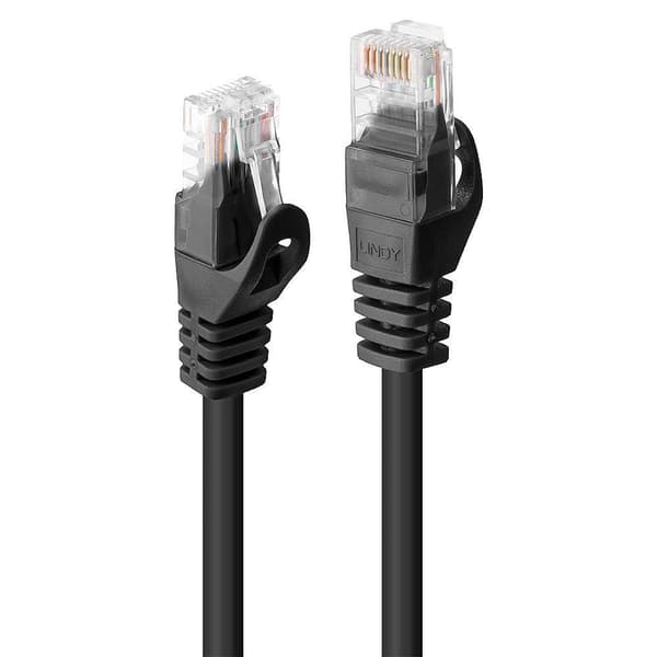 Lindy Basic patchkabel - 1 m - sort