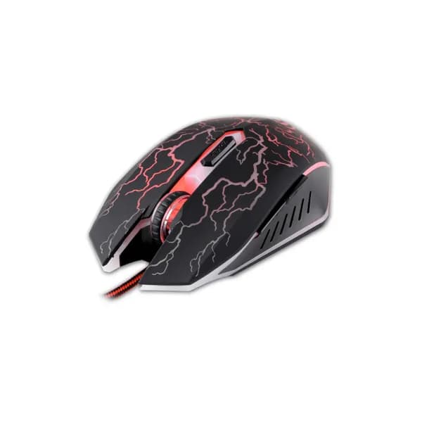 REBELTEC DIABLO PELIHIIRI MUSTA/PUNAINEN USB