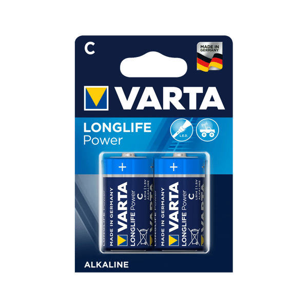 1x2 Varta Longlife Baby C LR 14