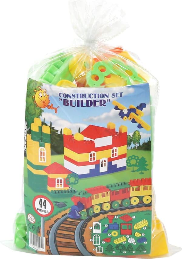 Polesie 2952 Byggeklodser \"Bygger\" Mini - 44 dele. mix