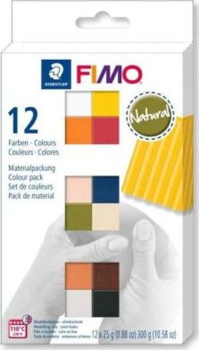 Fimo Soft 12x25g värit Luonto