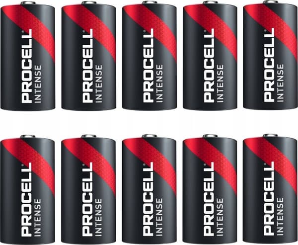 LR20 10-PAK PROCELL INTENSE DURACELL MN1300