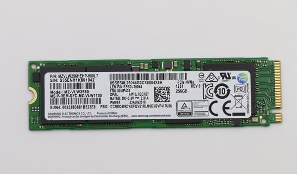 Lenovo - 256GB - PCI Express 3.0 x4 (N
