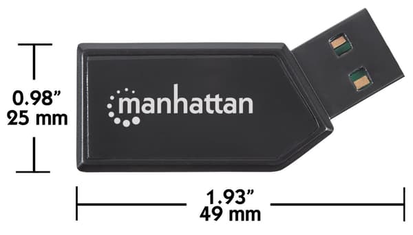 Muistikortinlukija Manhattan 24in1 SD/MicroSD/MMC USB2.0