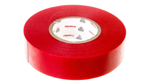 Cellpack Isoleringstejp 128 0.15-19-25 PVC/Röd (145800)