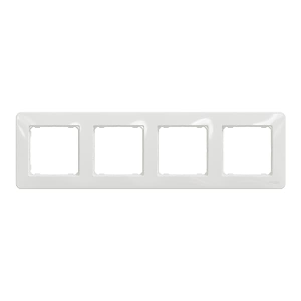 Schneider Electric Sedna Design, 4-faldig ram, vit