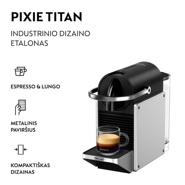 Nespresso Pixie EN 127.S by DeLonghi, hopea