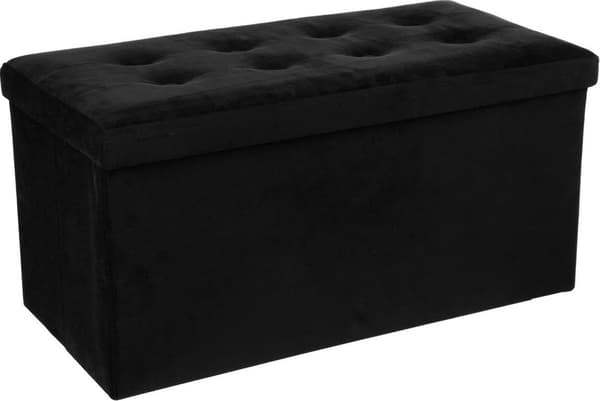 Atmosphera Tikattu rahi Adaline Musta 76x38 cm