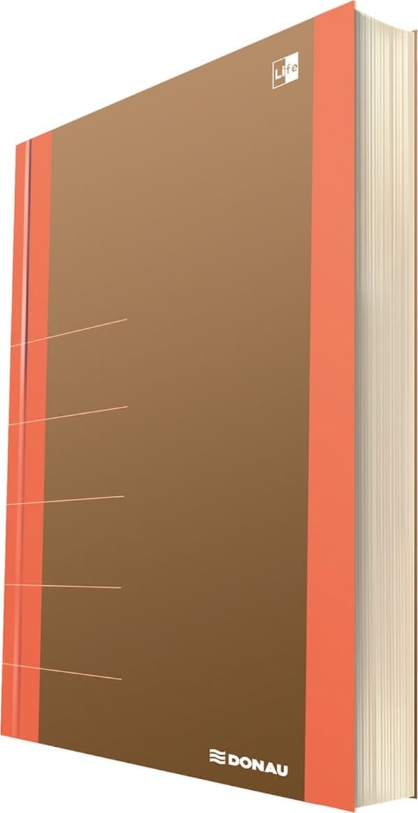 Notesbog organizer 80K orange DONAU