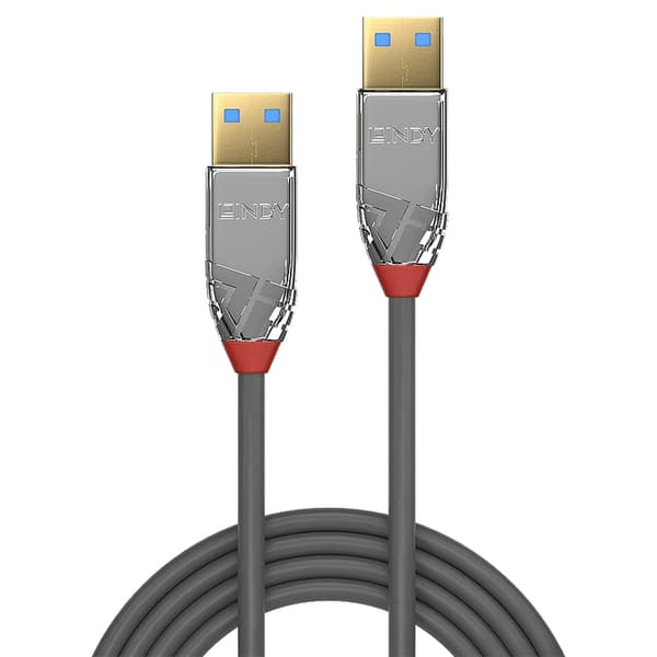 Lindy USB-A USB-kabel - USB-A 0,5 m grå (36625)