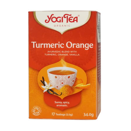 Yogi Tea - Gurkmeja Apelsin - Te 17 påsar