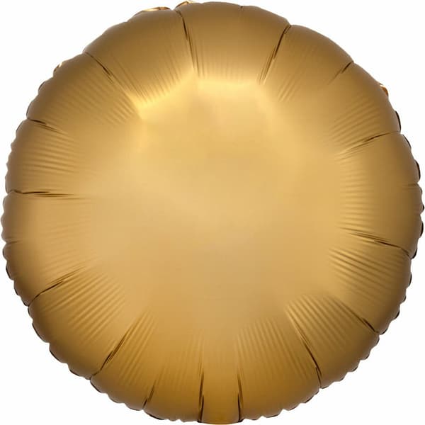Folieballon Glans guld rund 43cm 9914101
