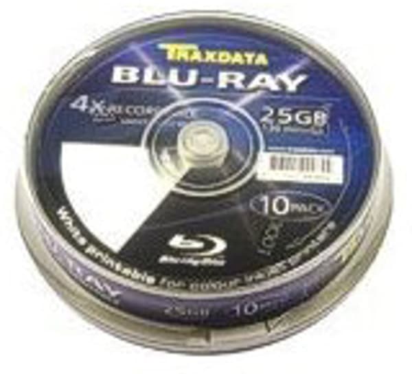 Traxdata BD-R 25GB 4x 10 stk (90L753ITRA006)