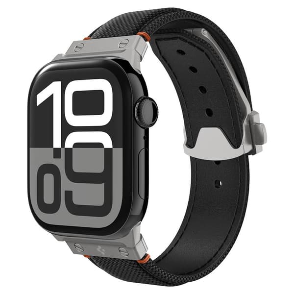 Spigen Classic Fit Band, sort - Apple Watch 49mm/46mm/45mm/44mm