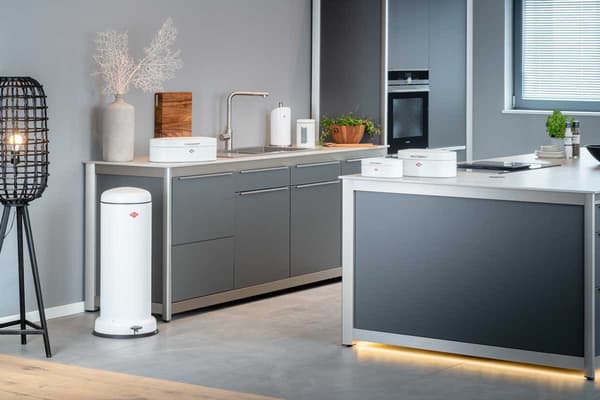 Affaldskurv 20l BaseBoy hvid MAT Wesco