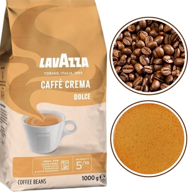 Lavazza Cafe Crema Dolce -kahvipapu 1 kg