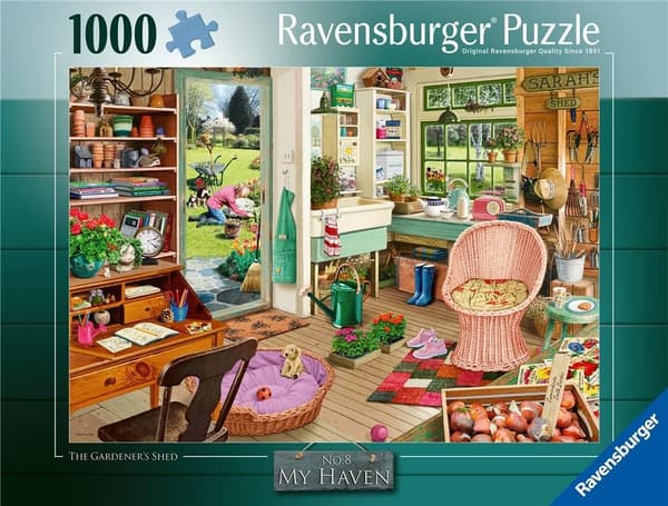 Puslespil 1000 Havehus